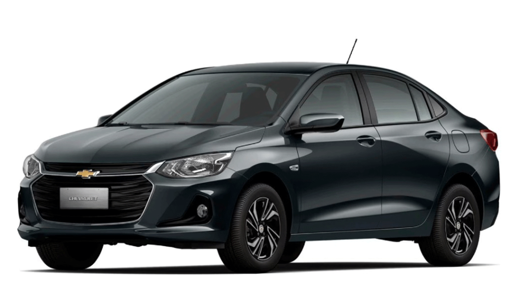 Modelo Chevrolet Onix LT Plus preto, uma das melhores escolhas de carros de aplicativos para quem busca conforto e eficiência
